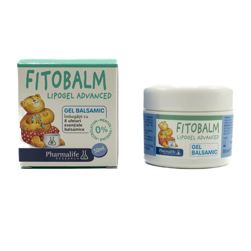 Gel balsamic cu uleiuri esentiale Fitobalm, 50 ml, Pharmalife