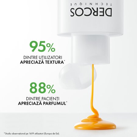 Sampon si balsam 2 in 1 anti-matreata pentru toate tipurile de par Dercos, 200 ml, Vichy 609893
