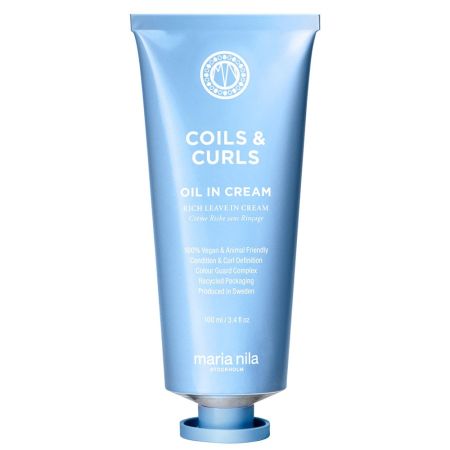 Crema leave-in pentru definirea buclelor Coils&Curls, 100 ml, Maria Nila