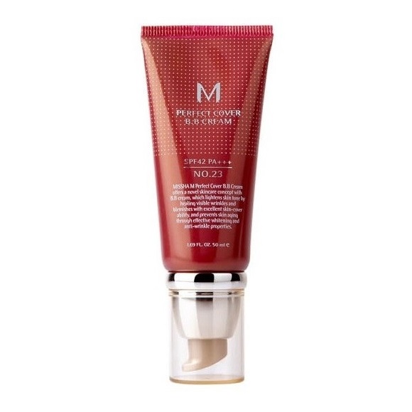 BB Cream M Perfect Cover SPF42/PA+++, nuanta 23, 50 ml, Missha