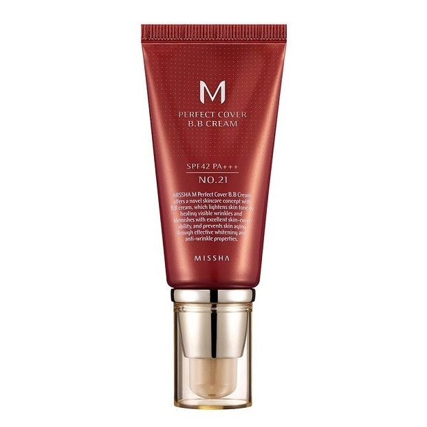 BB Cream M Perfect Cover SPF42/PA+++, nuanta 21, 50 ml, Missha