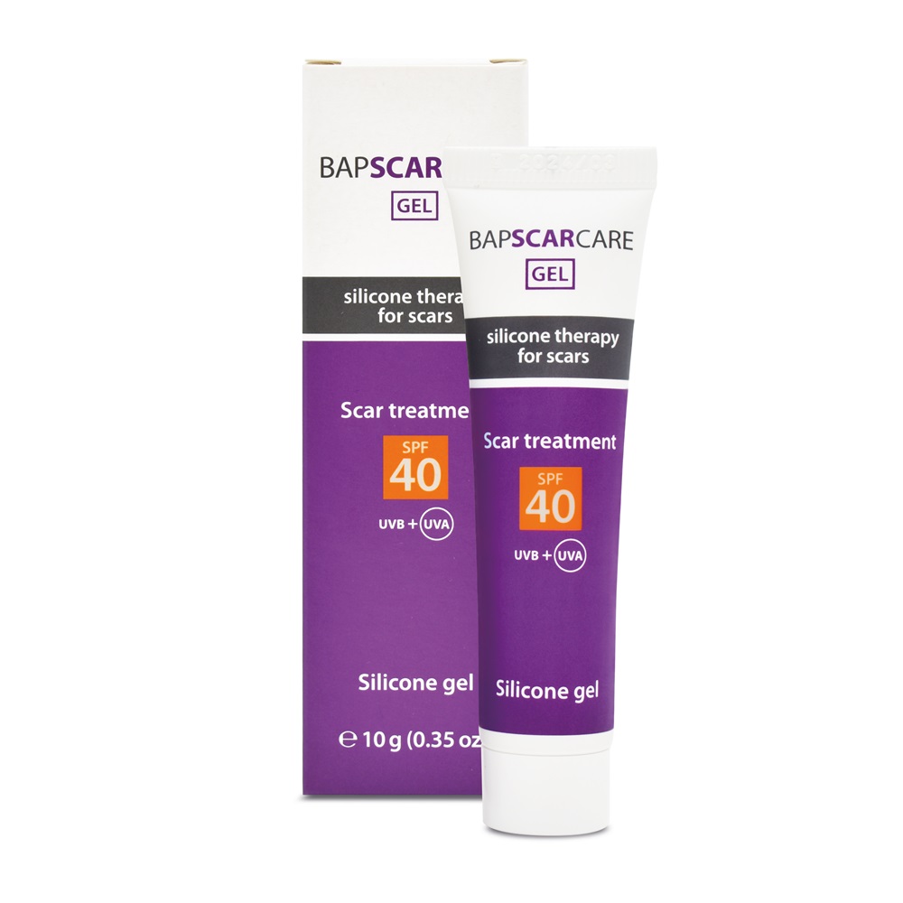 Gel cu silicon pentru cicatrice SPF 40 Bapscarcare, 10 g, Bap Medical