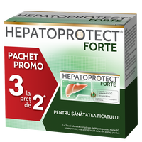 Pachet Hepatoprotect Forte, 3 x 30 comprimate, Biofarm
