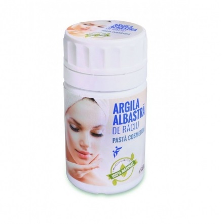 Pasta cosmetica de Argila Albastra de Raciu, 200 g, Romcos