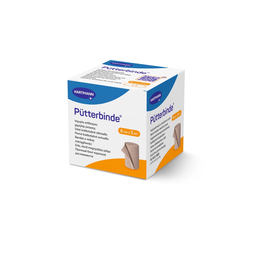 Fasa elastica pentru compresie puternica Putter, 6 cm x 5 m, 1 bucata, Hartmann