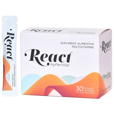 React HyPerVital, 30 plicuri X 10 ml, EverCare 727494