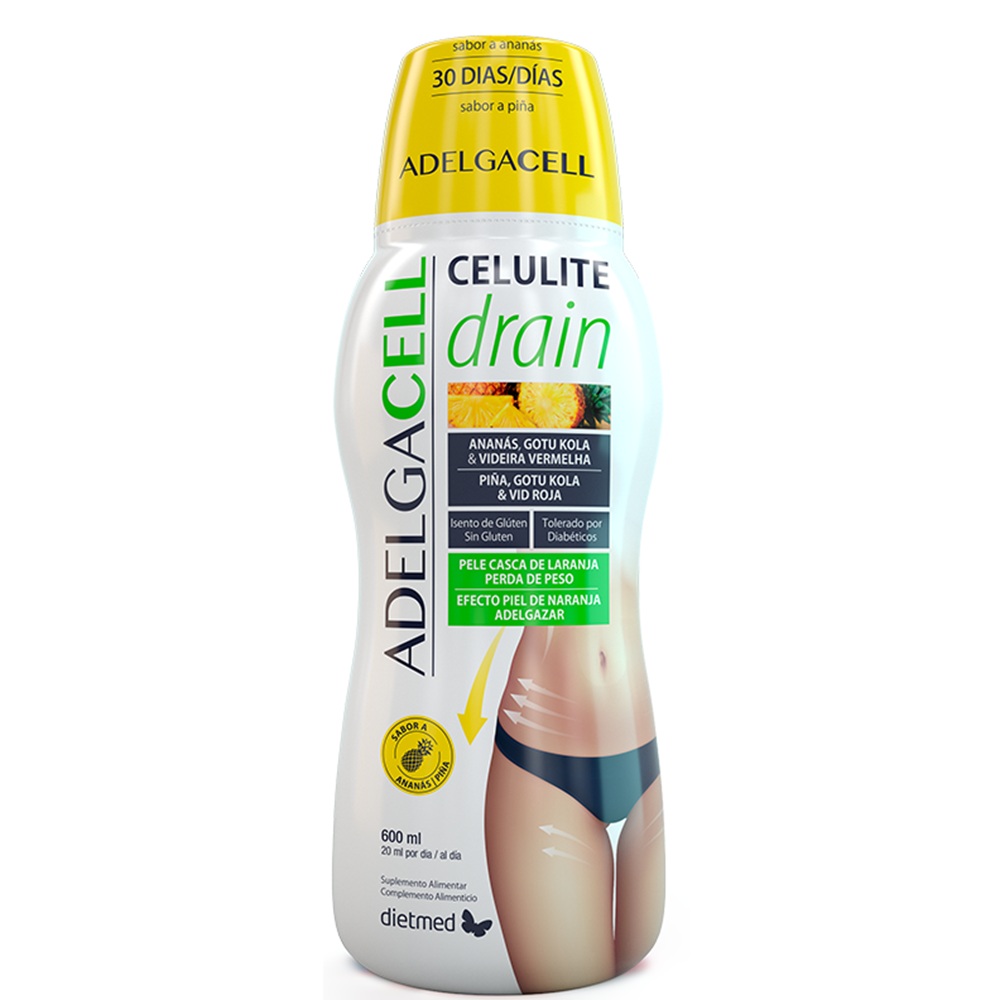 Suspensie orala AdelgaCell Celulite Drain, 600 ml, Dietmed