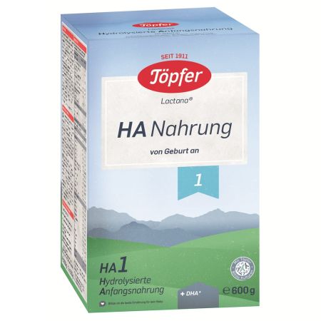 Lapte formule hipoalergenice Lactana HA1, 600 g, Topfer