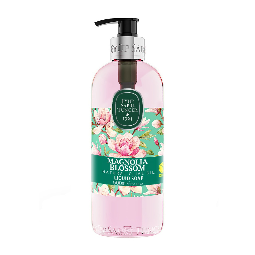 Sapun lichid cu ulei natural de masline Magnolia Blossom, 500 ml, Eyup Sabri Tuncer