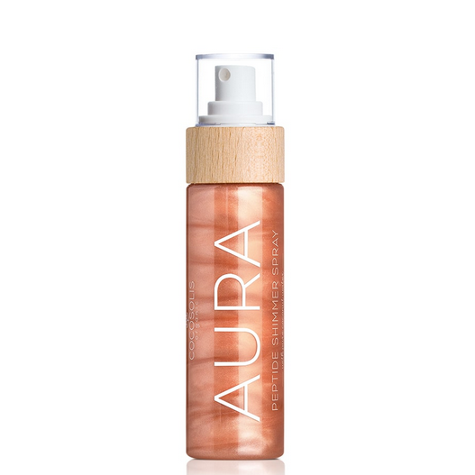 Spray cu peptide pentru fata, corp si par AURA Peptide Shimmer, 100 ml, Cocosolis