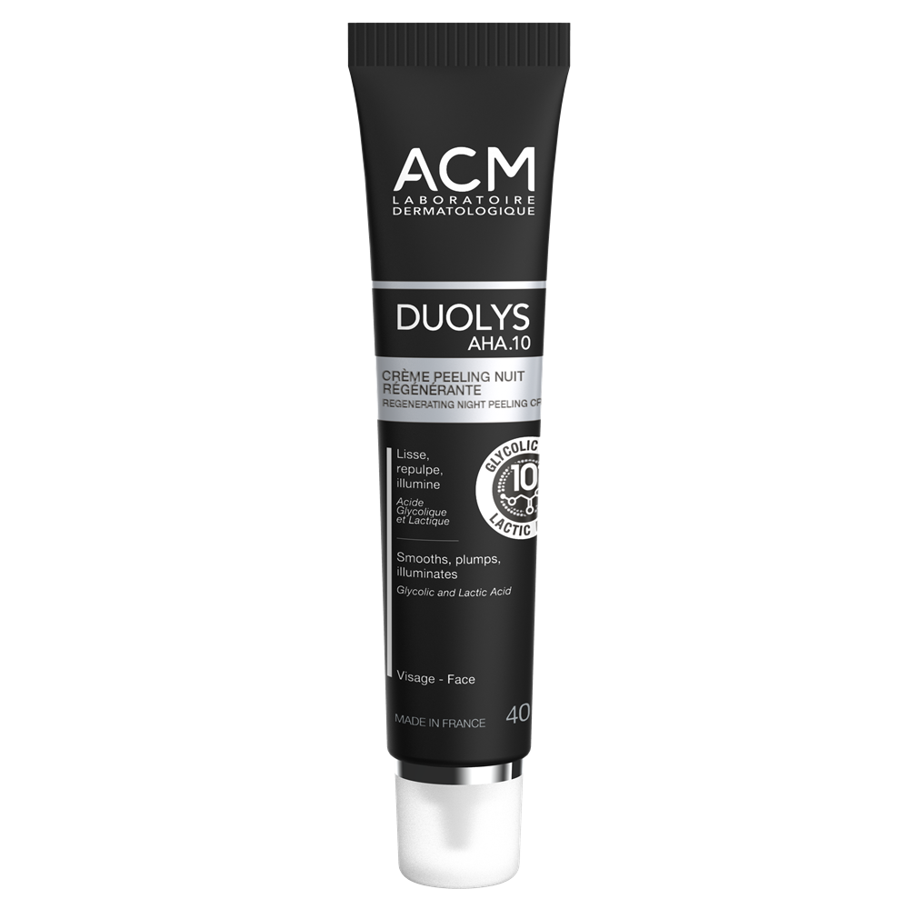 Crema peeling regeneratoare de noapte Duolys AHA.10, 40 ml, Acm