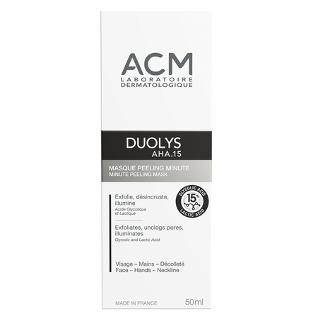 Masca peeling la minut Duolys AHA.15, 50 ml, Acm 610560