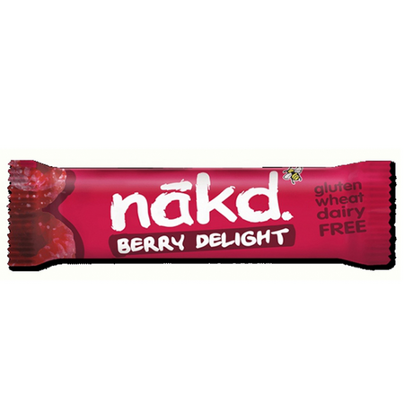 Baton deliciu cu zmeura Nakd, 35 g, Natural Balance