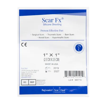 Plasture din silicon pentru cicatrici Scar Fx, 2,5 cm x 2,5 cm, 1 bucata, Scar Heal