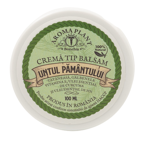 Crema cu Untul Pamantului, Tataneasa si Galbenele, 100g, Aroma Plant 