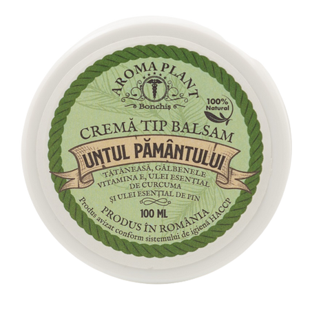 Crema cu Untul Pamantului, Tataneasa si Galbenele, 100g, Aroma Plant 