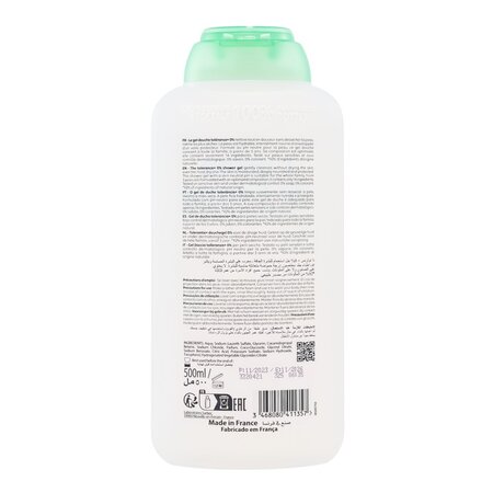 Crema de dus pentru piele uscata si sensibila Tolerance+, 500 ml, Corine de Farme 610823
