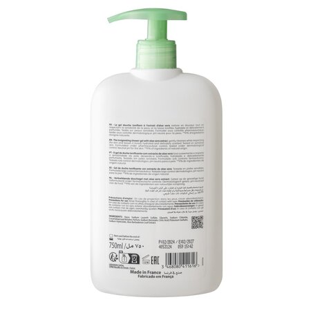 Crema de dus tonifiant cu aloe vera, 750 ml, Corine de Farme 610827