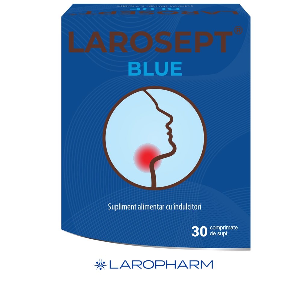 Supliment alimentar Larosept Blue, 30 comprimate de supt, Laropharm