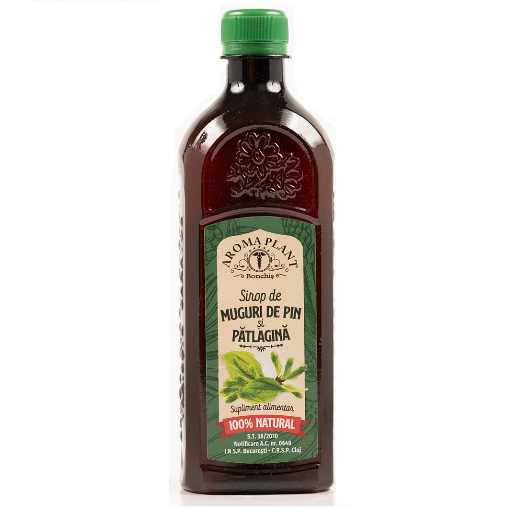 Sirop de Pin si Patlagina, 500 ml, Aroma Plant