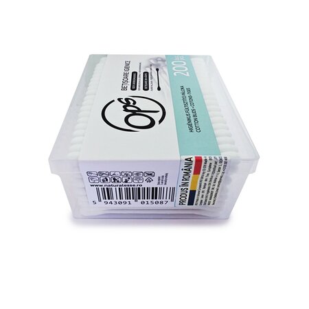 Betisoare de urechi din bumbac, 200 bucati, Ops 710094