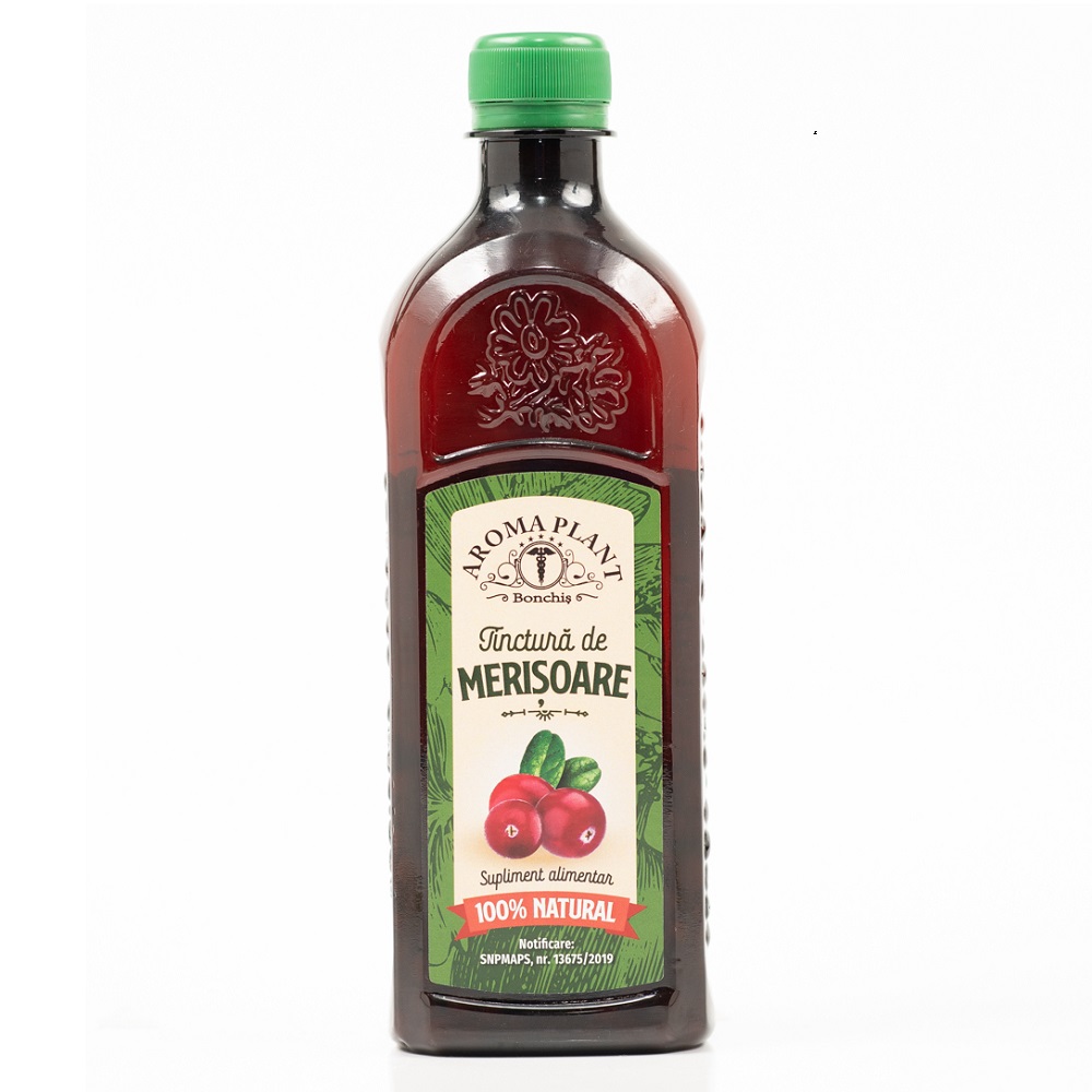 Supliment Alimentar Tinctura de Merisoare, 500 ml, Aroma Plant