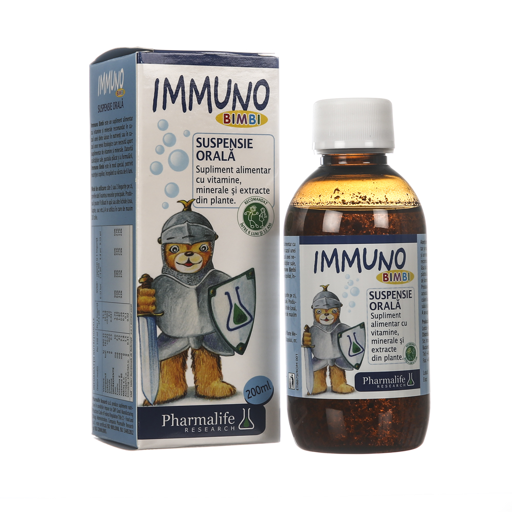 Immuno Bimbi suspensie orala, 200 ml, Pharmalife