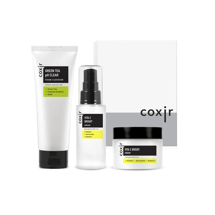 Set revitalizant antipigmentare Vita C Bright, Coxir