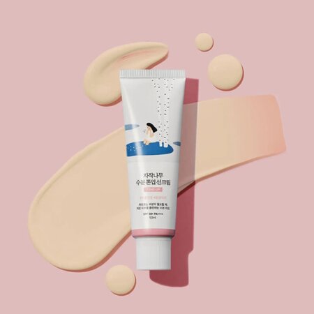 Crema cu protecție solara cu efect de uniformizare SPF 50+ PA++++, 50 ml, Round Lab 612962