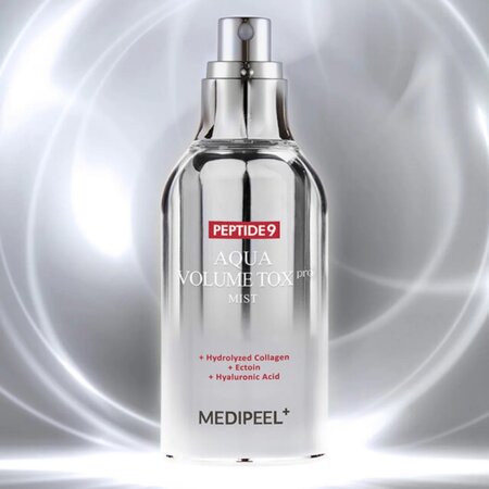 Spray de fata hidratant cu 9 peptide Aqua Volume Tox Pro, 50 ml, Medi-Peel 611637