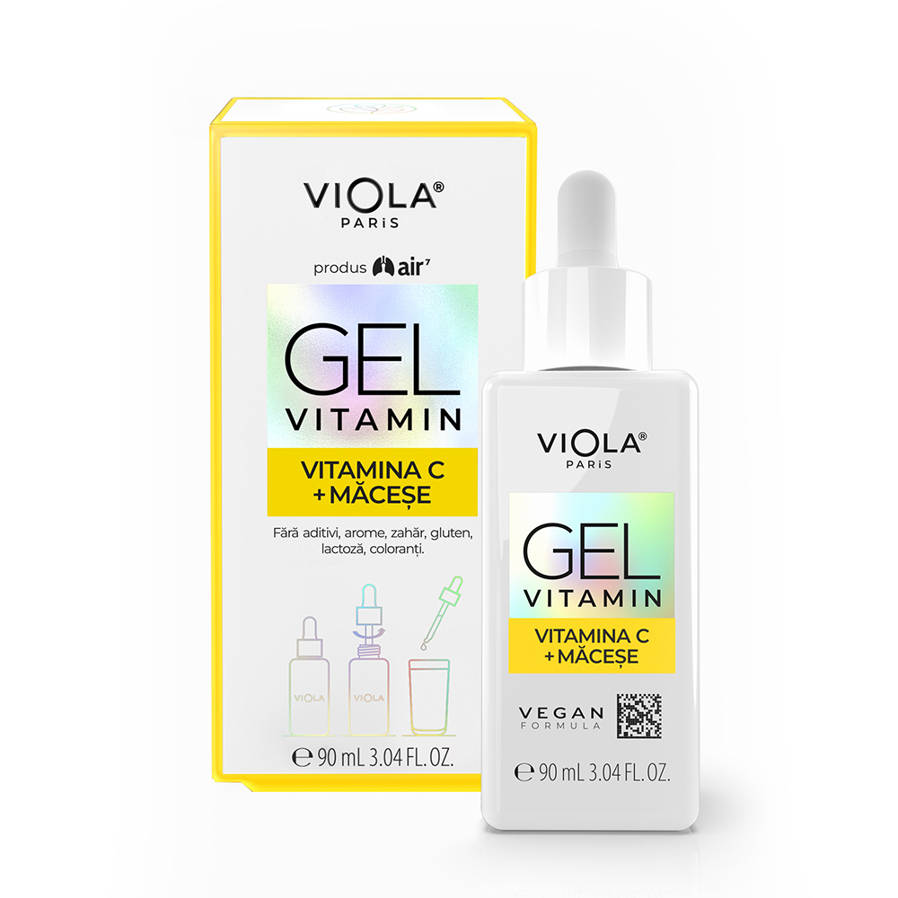 Gel cu vitamina C si macese Gel Vitamin, 90 ml, Viola