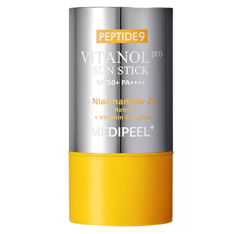 Stick de protecție solara SPF50+ PA++++ cu 9 peptide Vitanol Pro, 23 g, Medi-Peel