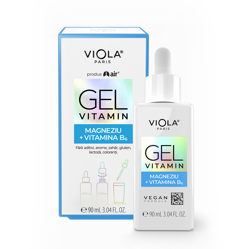 Gel cu magneziu si vitamina B6 Gel Vitamin, 90 ml, Viola