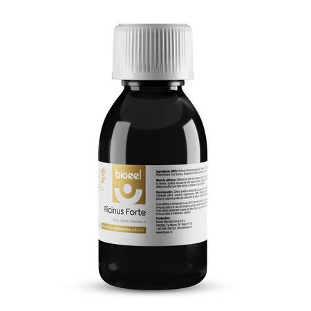 Ulei de ricin, catina cu Vitamina A Ricinus Forte, 80 ml, Bioeel 627223