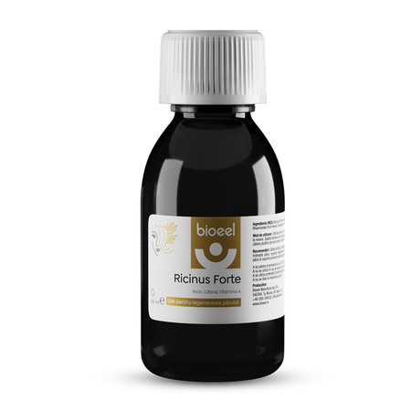 Ulei de ricin, catina cu Vitamina A Ricinus Forte, 80 g, Bioeel