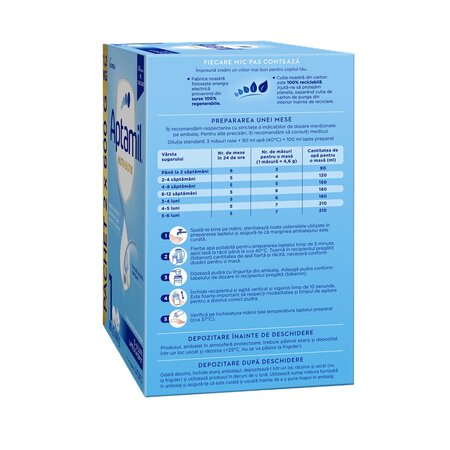 Pachet lapte praf Nutri-Biotik 1, 2 x 600 g, Aptamil 708480