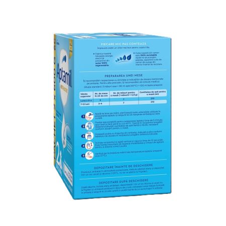 Pachet lapte praf Nutri-Biotik 2 POF, 2 x 600 g, Aptamil 708502