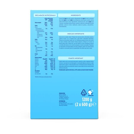 Pachet lapte praf Junior 1+ Nutri-Biotik, 2 x 600 g, Aptamil 708464