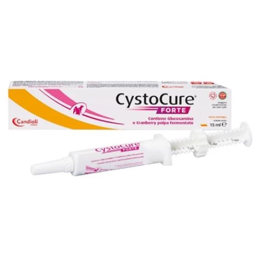 Supliment renal pasta pentru caini si pisici Cystocure Forte, 15 ml, Candioli Pharma