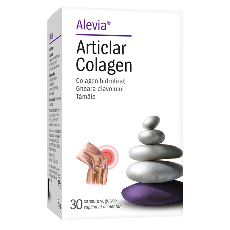 Articlar Colagen, 30 capsule vegetale, Alevia