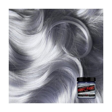 Vopsea de par semipermanenta Blue Steel, 118 ml, Manic Panic 612017