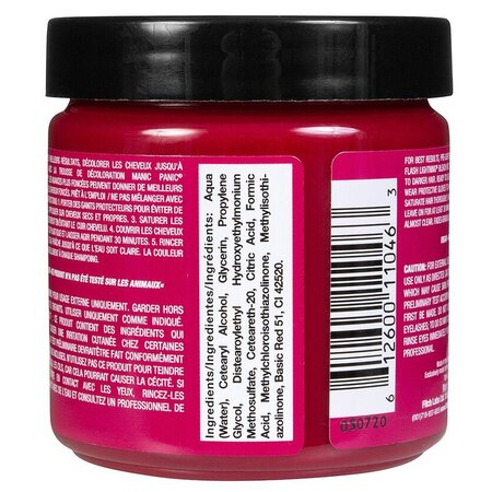 Vopsea de par semipermanenta Cleo Rose, 118 ml, Manic Panic 612021