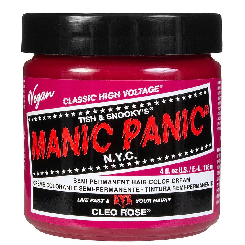 Vopsea de par semipermanenta Cleo Rose, 118 ml, Manic Panic : Farmacia ...