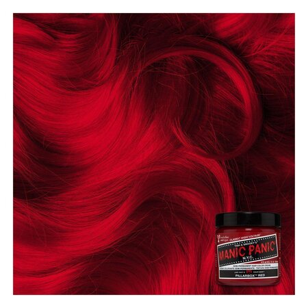 Vopsea de par semipermanenta Pillarbox Red, 118 ml, Manic Panic 612068
