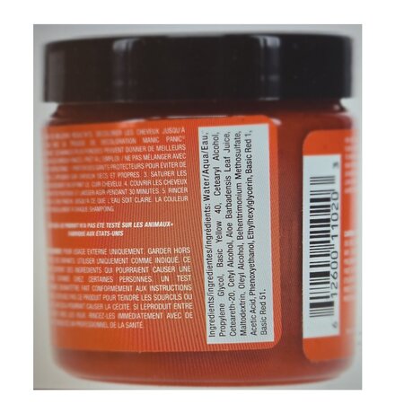 Vopsea de par semipermanenta Pillarbox Red, 118 ml, Manic Panic 612069