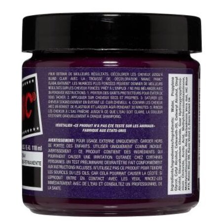 Vopsea de par semipermanenta Plum Passion, 118 ml, Manic Panic 612072
