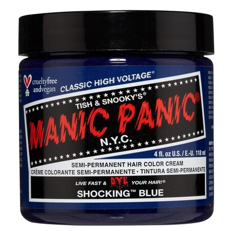 Vopsea de par semipermanenta Shocking Blue, 118 ml, Manic Panic