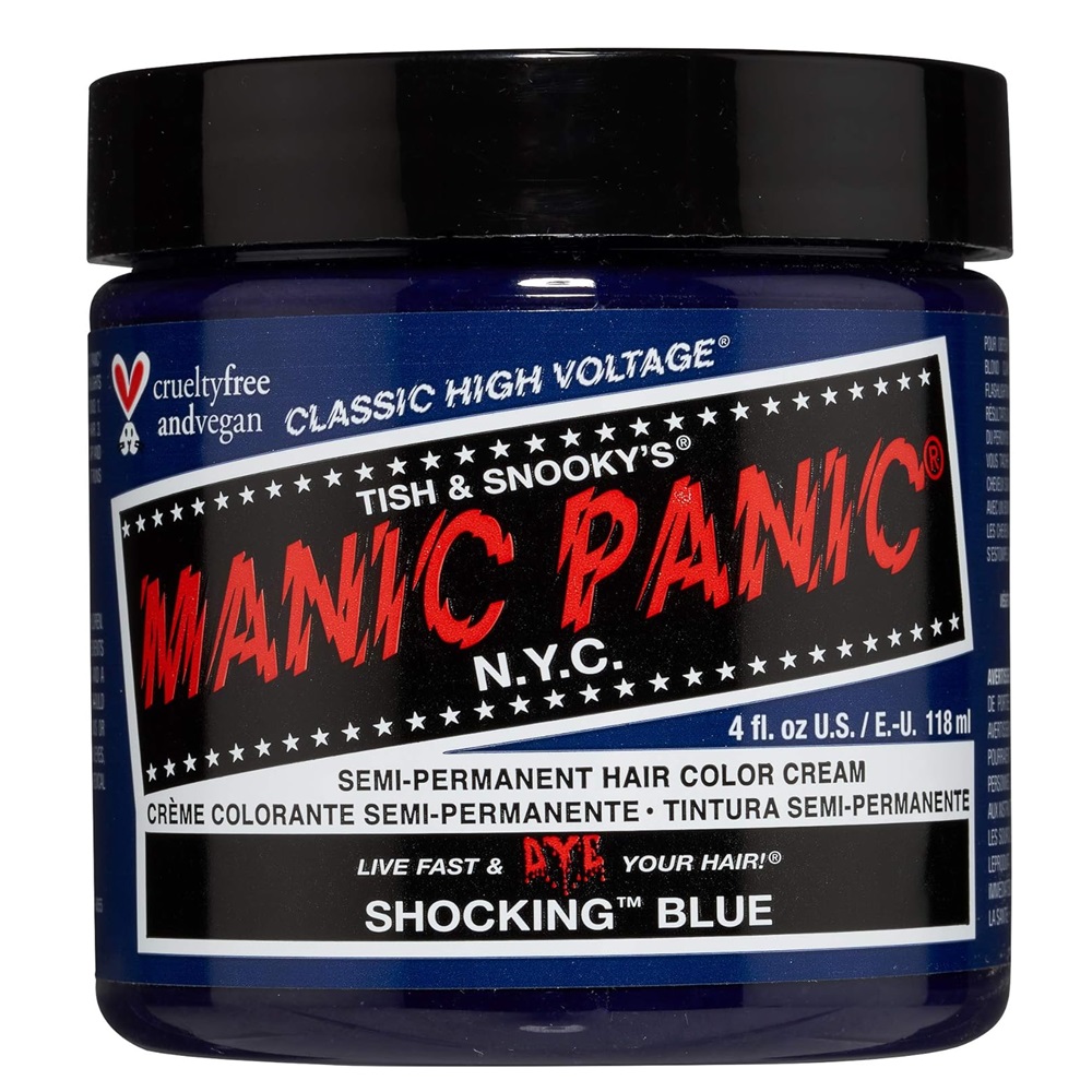 Vopsea de par semipermanenta Shocking Blue, 118 ml, Manic Panic