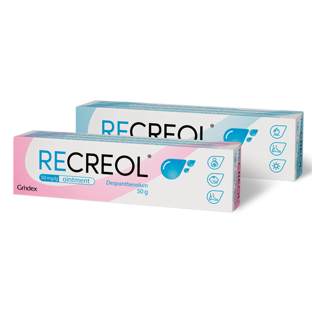 Recreol, 50 mg/g unguent, As Grindeks