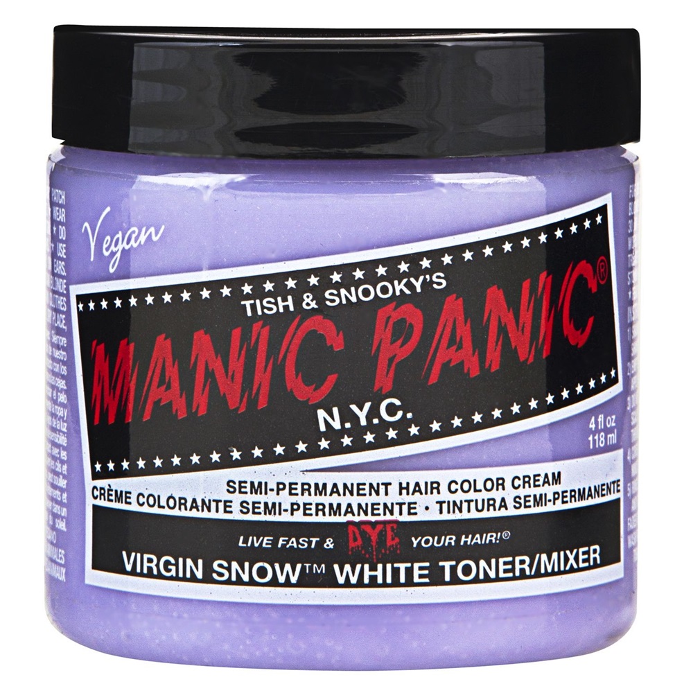 Vopsea de par semipermanenta Virgin Snow, 118 ml, Manic Panic